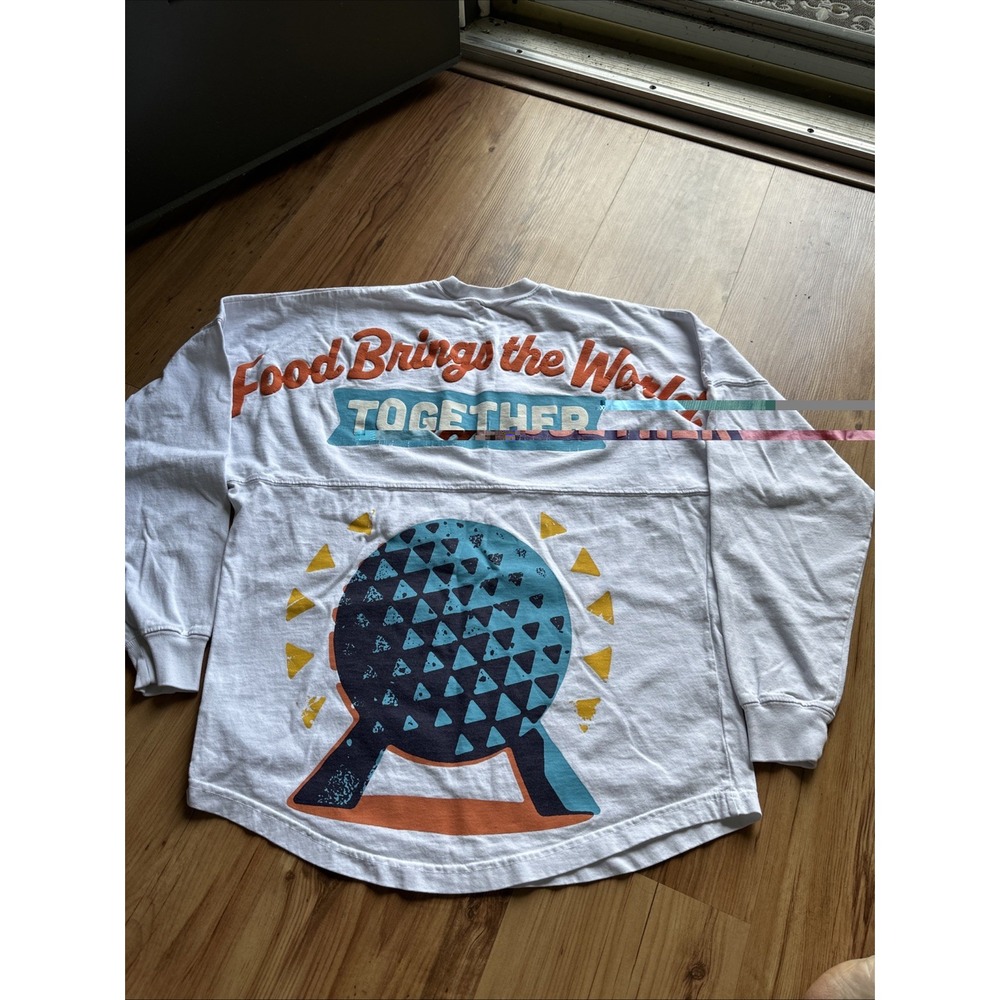Disney EPCOT 2023 Food & Wine Festival Spirit Jersey XS Adult White Long‎ Sleeve